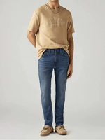Levi's 513 Blue Slim Straight Fit Mid Rise Jeans