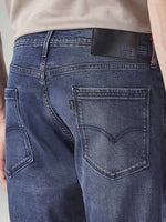 Levi's 513 Blue Slim Straight Fit Mid Rise RedLoop Jeans