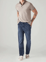 Levi's 513 Blue Slim Straight Fit Mid Rise RedLoop Jeans