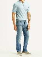 Levi's 513 Light Blue Slim Straight Fit Mid Rise Jeans
