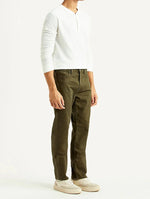 Levi's 513 Olive Slim Straight Fit Mid Rise Jeans