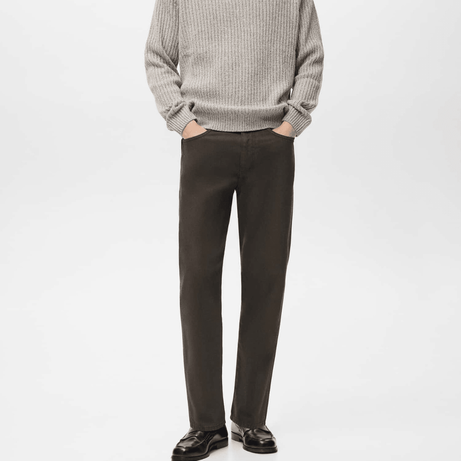 Mango Regular fit cotton jeans