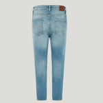 pepejeans skinny fit mid-rise jeans - finsbury