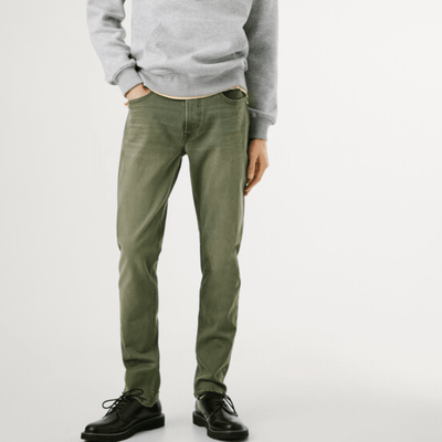 pepejeans taper fit mid-rise jeans - stanley